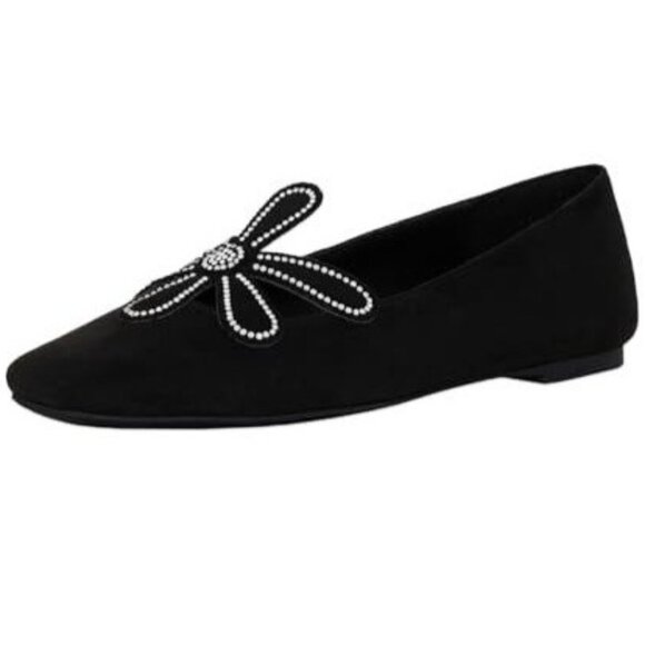 Katy Perry Women's Evie Daisy Ballet Flats - Black - Picture 1 of 4